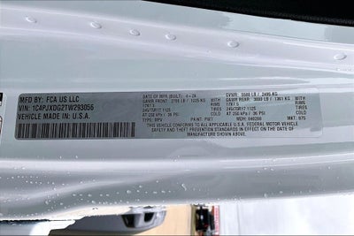 2026 Jeep Wrangler WRANGLER 4-DOOR SPORT