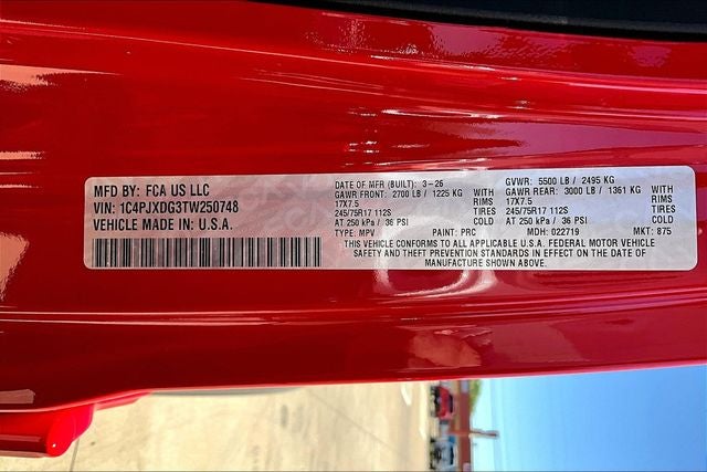 2026 Jeep Wrangler WRANGLER 4-DOOR SPORT