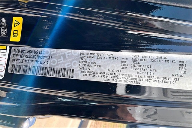 2026 Jeep Wrangler WRANGLER 4-DOOR SPORT