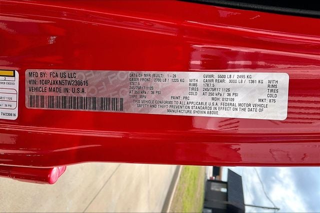 2026 Jeep Wrangler 4-Door Sport RHD 4x4