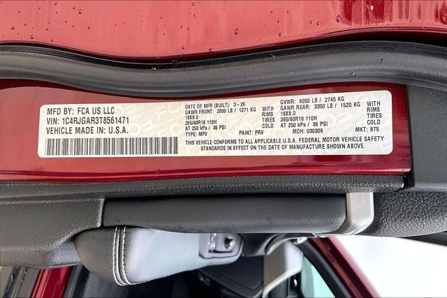 2026 Jeep Grand Cherokee GRAND CHEROKEE LAREDO ALTITUDE 4X2