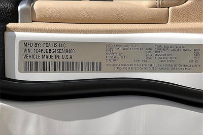 2025 Jeep Grand Cherokee GRAND CHEROKEE LIMITED 4X2