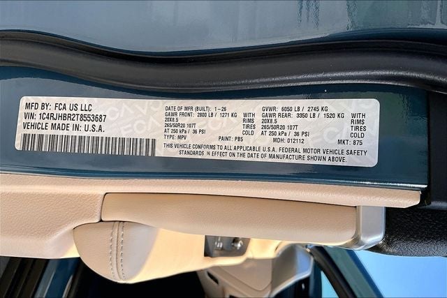 2026 Jeep Grand Cherokee GRAND CHEROKEE LIMITED 4X4