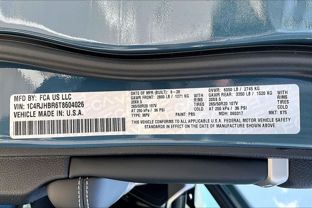 2026 Jeep Grand Cherokee GRAND CHEROKEE LIMITED 4X4