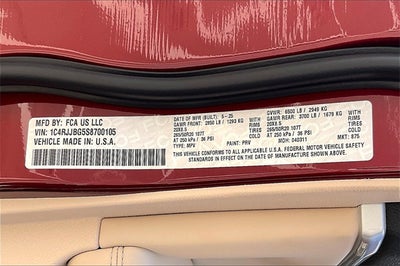 2025 Jeep Grand Cherokee L GRAND CHEROKEE L LIMITED 4X2