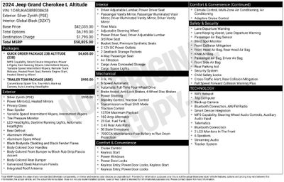 2024 Jeep Grand Cherokee L Altitude