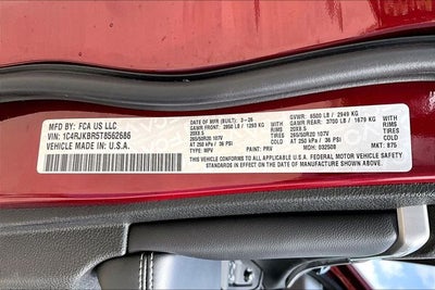 2026 Jeep Grand Cherokee L GRAND CHEROKEE L LIMITED 4X4