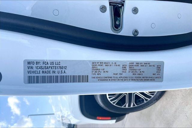 2026 Jeep Grand Wagoneer GRAND WAGONEER L 4X4