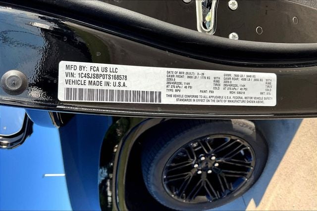 2026 Jeep Grand Wagoneer GRAND WAGONEER L LIMITED RESERVE 4X4