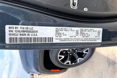 2025 Jeep Wagoneer WAGONEER OVERLAND 4X4