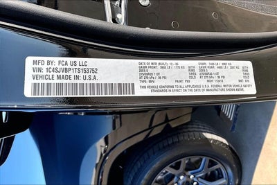 2026 Jeep Grand Wagoneer GRAND WAGONEER LIMITED ALTITUDE 4X4