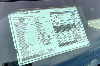 2025 Jeep Gladiator GLADIATOR RUBICON 4X4
