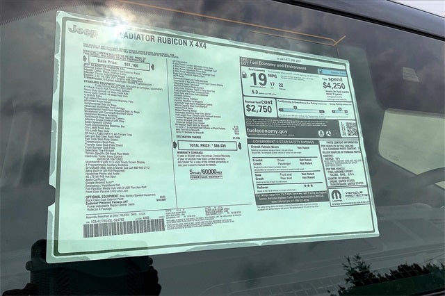 2025 Jeep Gladiator GLADIATOR RUBICON X 4X4