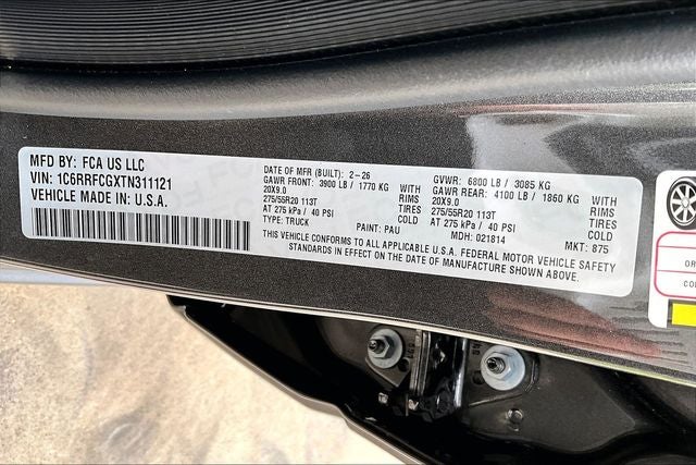 2026 RAM Ram 1500 RAM 1500 EXPRESS QUAD CAB 4X4 6'4' BOX