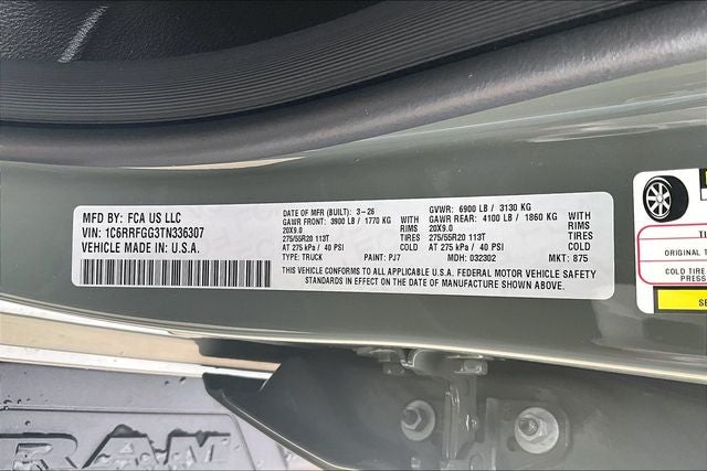 2026 RAM Ram 1500 RAM 1500 EXPRESS CREW CAB 4X4 5'7' BOX