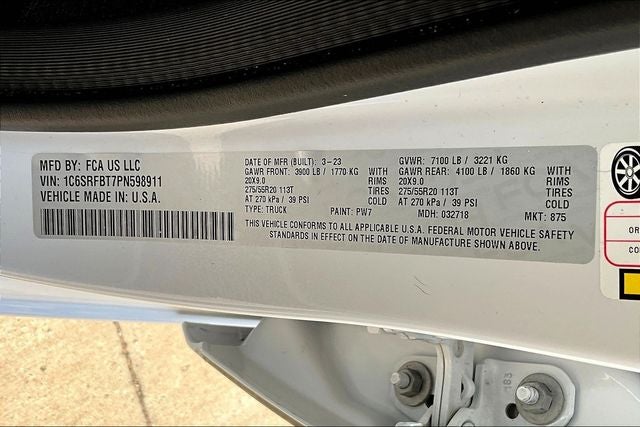 2023 RAM 1500 Lone Star Quad Cab 4x4 6'4' Box