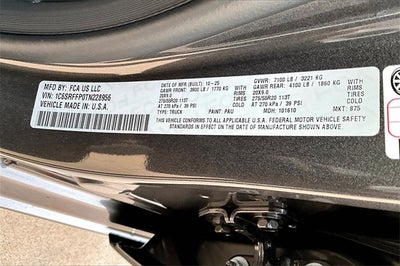 2026 RAM Ram 1500 RAM 1500 BIG HORN CREW CAB 4X4 5'7' BOX