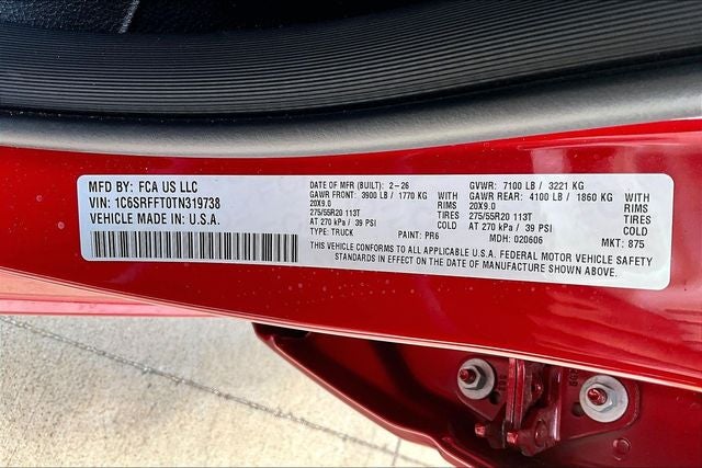 2026 RAM Ram 1500 RAM 1500 LONE STAR CREW CAB 4X4 5'7' BOX