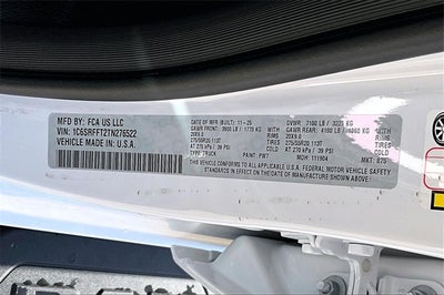 2026 RAM Ram 1500 RAM 1500 LONE STAR CREW CAB 4X4 5'7' BOX