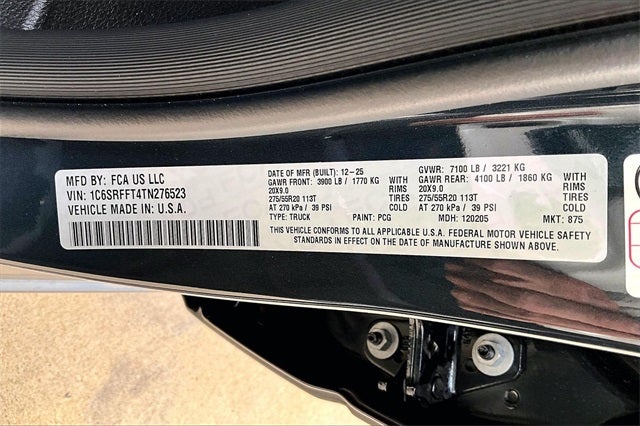 2026 RAM Ram 1500 RAM 1500 LONE STAR CREW CAB 4X4 5'7' BOX