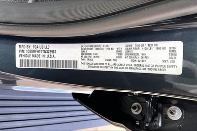 2026 RAM Ram 1500 RAM 1500 LIMITED CREW CAB 4X4 5'7' BOX