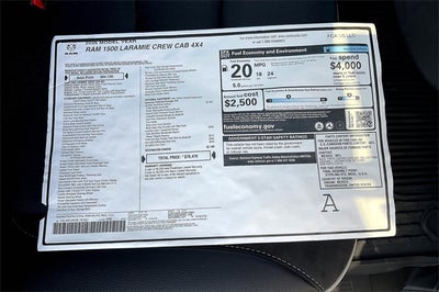 2026 RAM Ram 1500 RAM 1500 LARAMIE CREW CAB 4X4 5'7' BOX