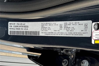 2026 RAM 1500 Laramie Crew Cab 4x4 5'7' Box