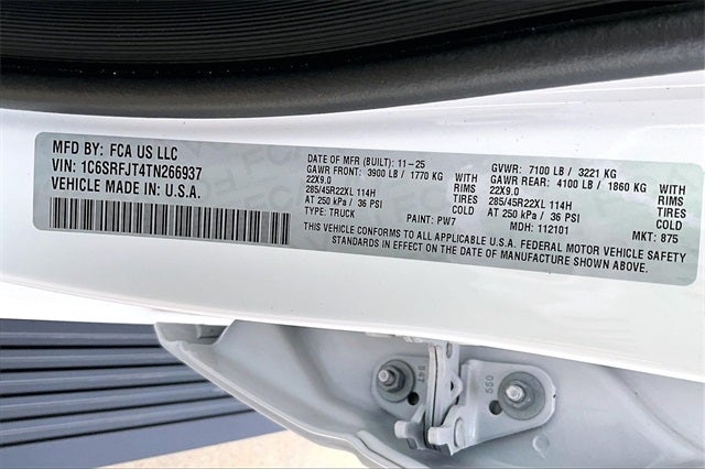 2026 RAM Ram 1500 RAM 1500 LARAMIE CREW CAB 4X4 5'7' BOX