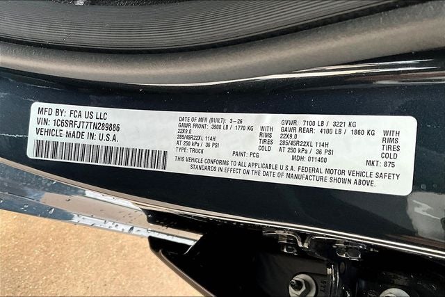 2026 RAM Ram 1500 RAM 1500 LARAMIE CREW CAB 4X4 5'7' BOX