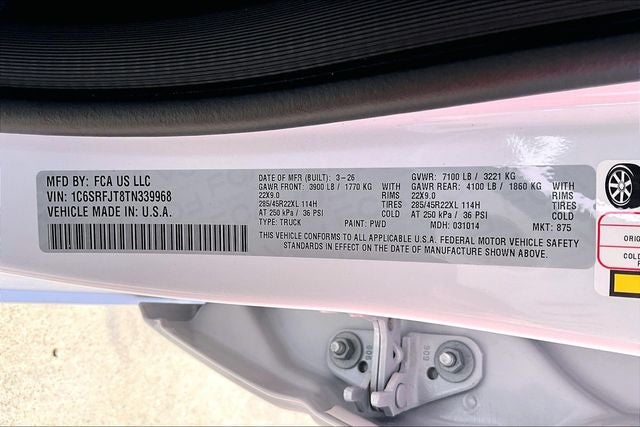 2026 RAM Ram 1500 RAM 1500 LARAMIE CREW CAB 4X4 5'7' BOX