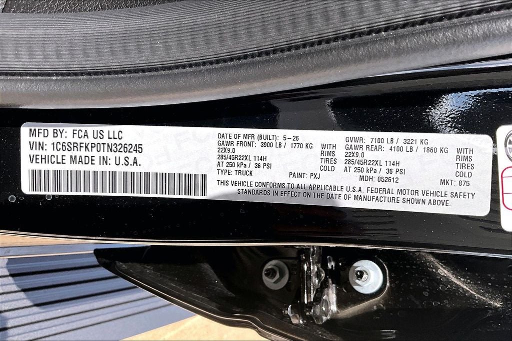 2026 RAM Ram 1500 RAM 1500 TUNGSTEN CREW CAB 4X4