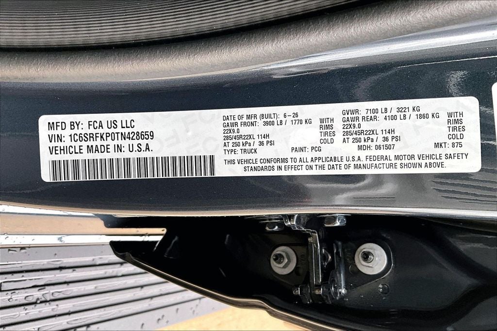 2026 RAM Ram 1500 RAM 1500 TUNGSTEN CREW CAB 4X4