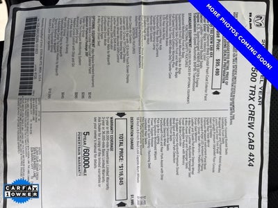 2024 RAM 1500 TRX Crew Cab 4x4 5'7' Box