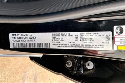 2026 RAM Ram 1500 RAM 1500 RHO CREW CAB 4X4 5'7' BOX