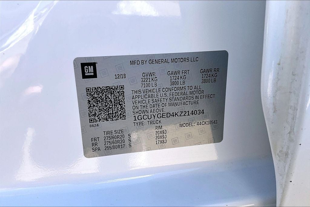 2019 Chevrolet Silverado 1500 LTZ