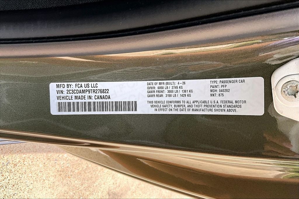 2026 Dodge Charger CHARGER SCAT PACK 2-DOOR AWD