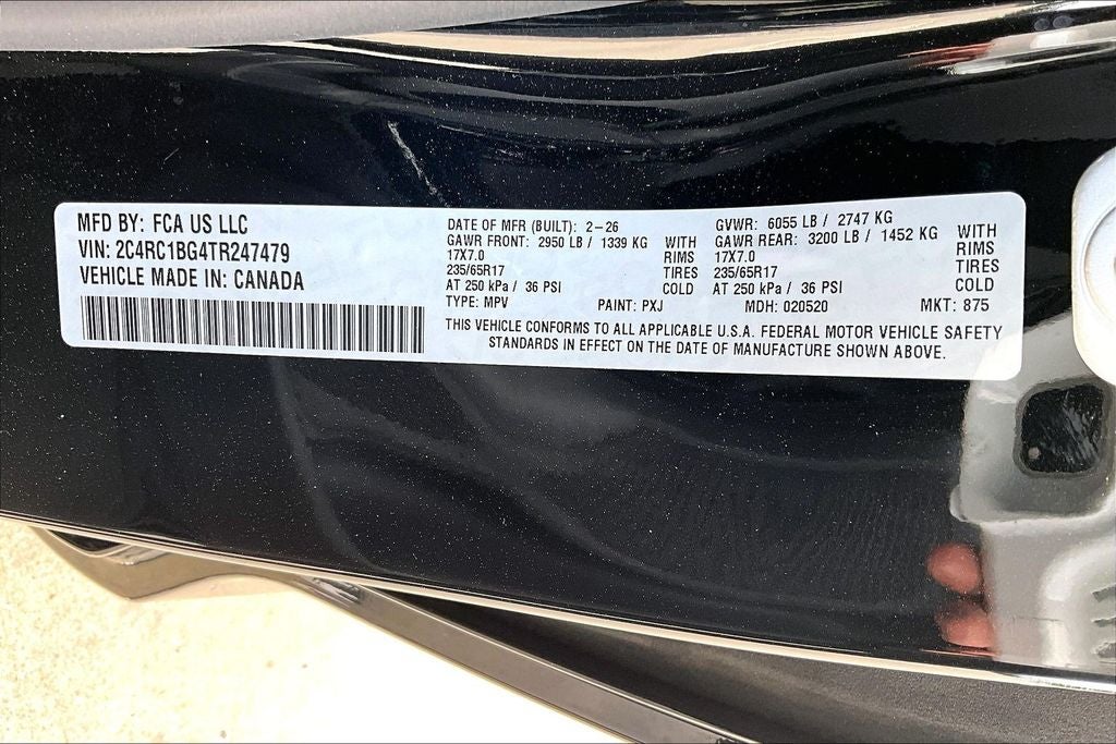 2026 Chrysler Pacifica Select