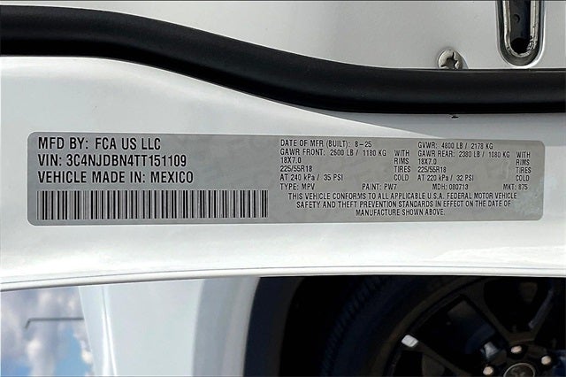 2026 Jeep Compass COMPASS LATITUDE ALTITUDE 4X4