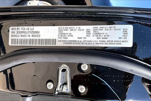 2026 RAM Ram 3500 RAM 3500 TRADESMAN CREW CAB 4X4 8' BOX