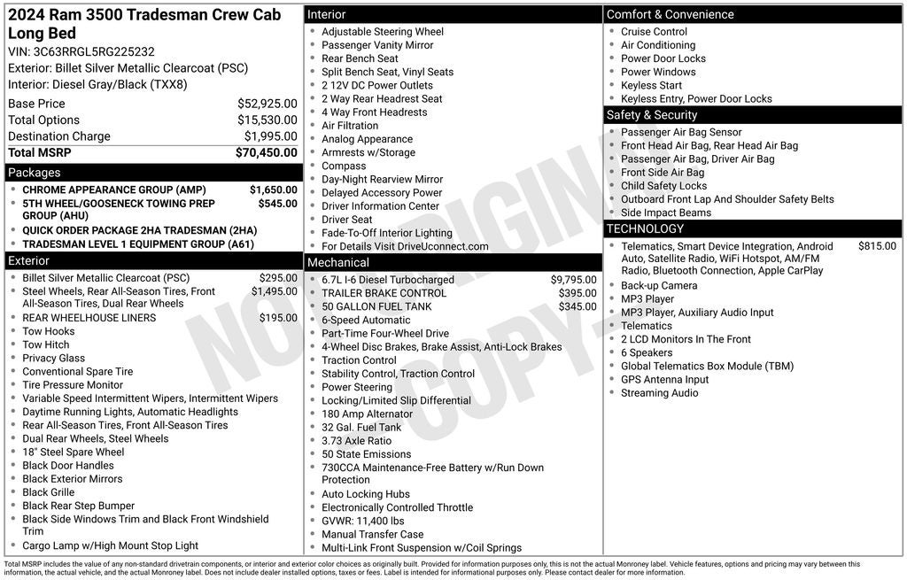 2024 RAM 3500 Tradesman