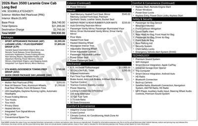 2026 RAM Ram 3500 Laramie