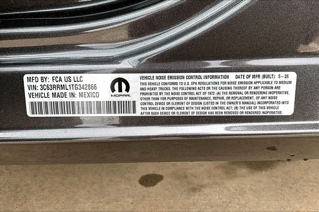 2026 RAM Ram 3500 RAM 3500 LARAMIE MEGA CAB 4X4 6'4' BOX