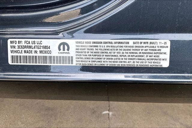 2026 RAM 3500 Laramie Mega Cab 4x4 6'4' Box