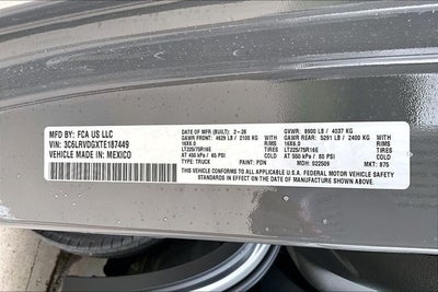 2026 RAM Ram ProMaster RAM PROMASTER 2500 TRADESMAN CARGO VAN HIGH ROOF 159' WB