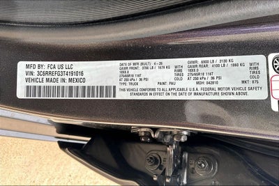 2026 RAM Ram 1500 RAM 1500 LONE STAR CREW CAB 4X2 5'7' BOX