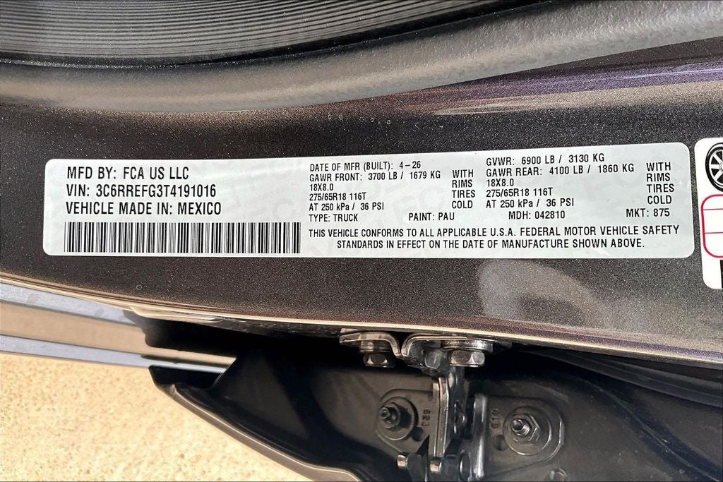 2026 RAM Ram 1500 RAM 1500 LONE STAR CREW CAB 4X2 5'7' BOX