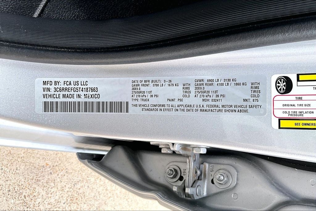 2026 RAM Ram 1500 RAM 1500 LONE STAR CREW CAB 4X2 5'7' BOX