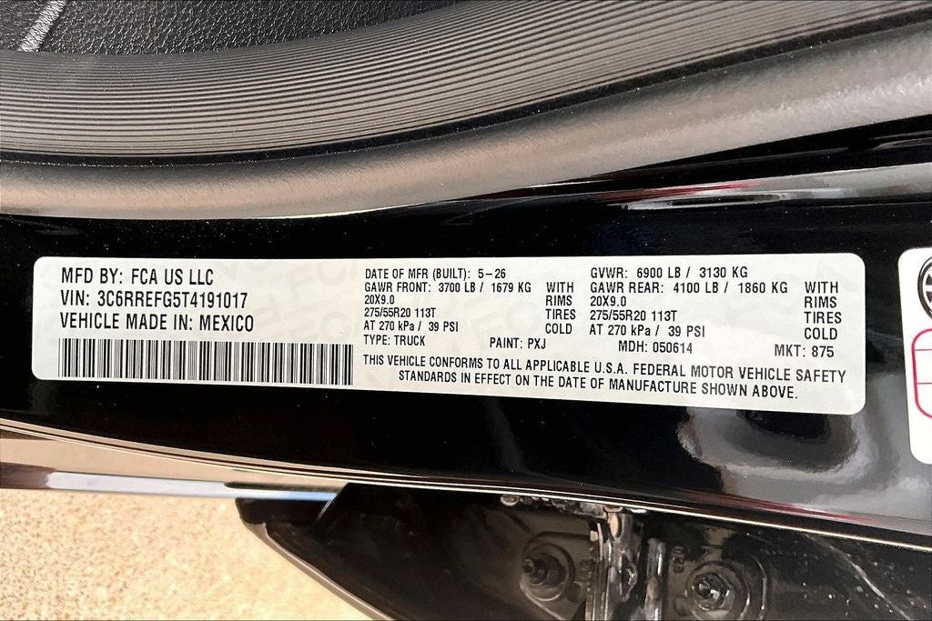 2026 RAM Ram 1500 RAM 1500 LONE STAR CREW CAB 4X2 5'7' BOX