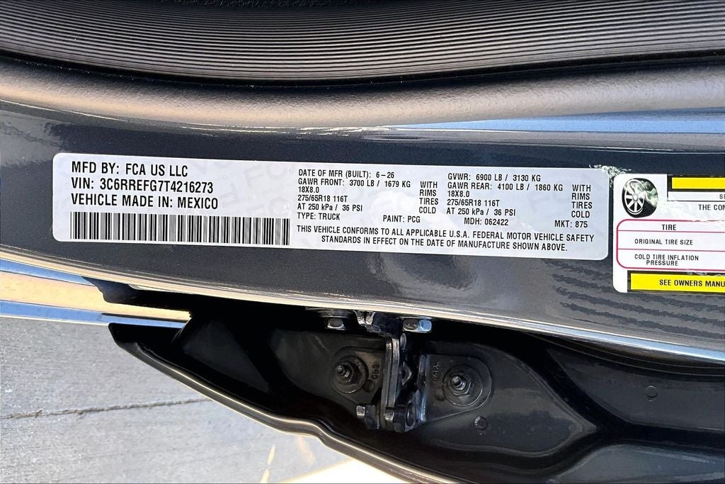 2026 RAM Ram 1500 RAM 1500 LONE STAR CREW CAB 4X2 5'7' BOX