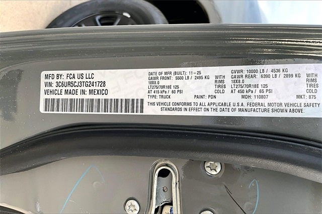 2026 RAM Ram 2500 RAM 2500 TRADESMAN CREW CAB 4X4 6'4' BOX